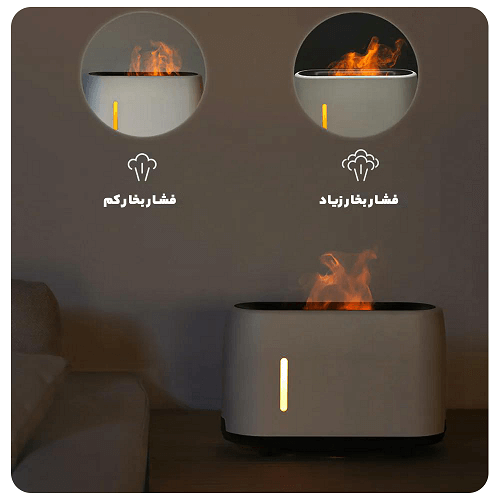بخور سرد مدل شعله آتش Flame Aroma Diffuser بخور سرد مدل شعله آتش Flame Aroma Diffuser