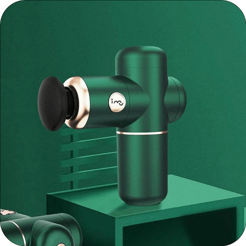 ماساژور تفنگی I-MU مدل HI-H05 سبز سبک وزن و حمل آسان