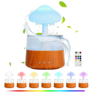 بخور سرد شبیه ساز باران و چراغ خواب مدل قارچی 3 600x600 1