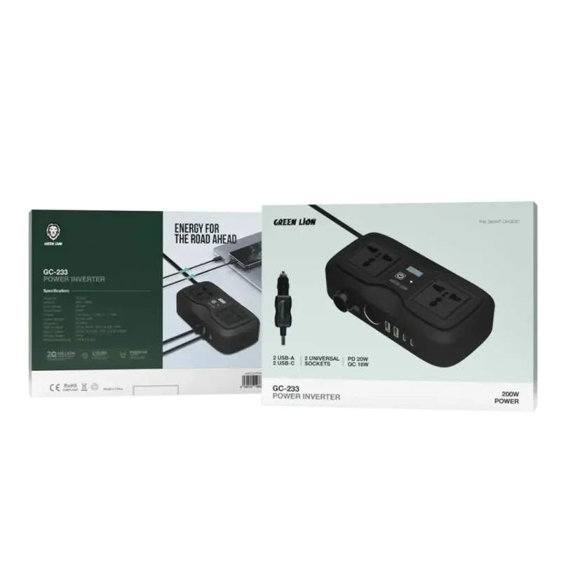 Green Lion GC 233 Power Inverter Black 1