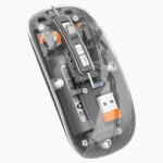 موس ترنسپرنت گرین لاین مدل Green Lion Transparent Mouse 2 1600DPI