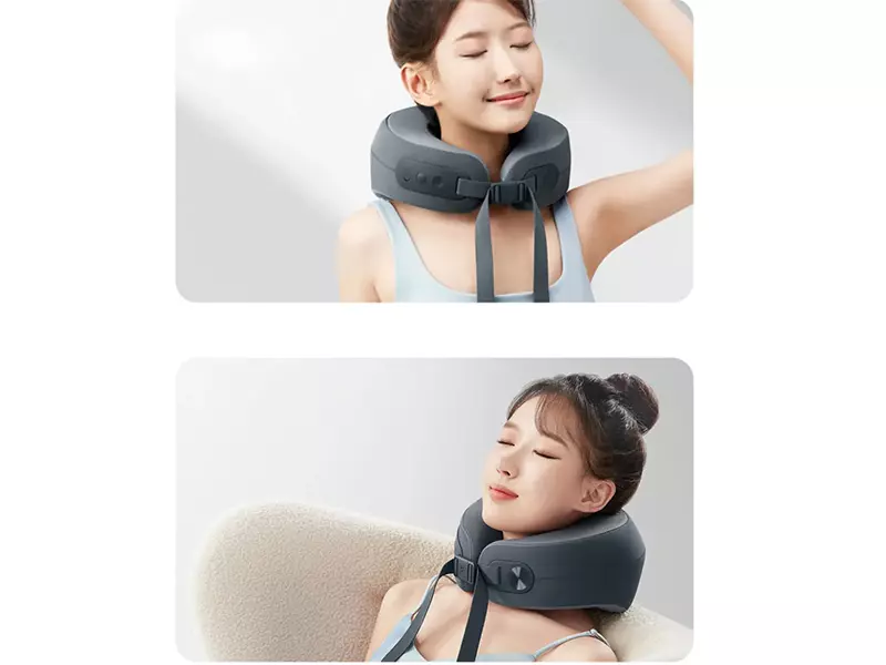 ماساژور گردن و شانه شیائومی Xiaomi Mijia Smart Neck Massager Shoulder and Neck MJNKAM01SKS ماساژور گردن و شانه شیائومی MJNKAM01SKS دارای 4 هد ماساژ برای گردن و شانه