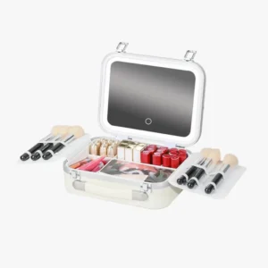 GNFSMAKBGWH Green Lion Fest Makeup Bag White