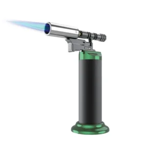 GNJTFLMPROLBK Green Lion Jet Flame Pro Windproof Lighter Black 1