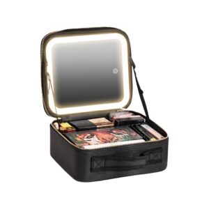 GNMAKEORGBK Green Lion Makeup Organizer Black