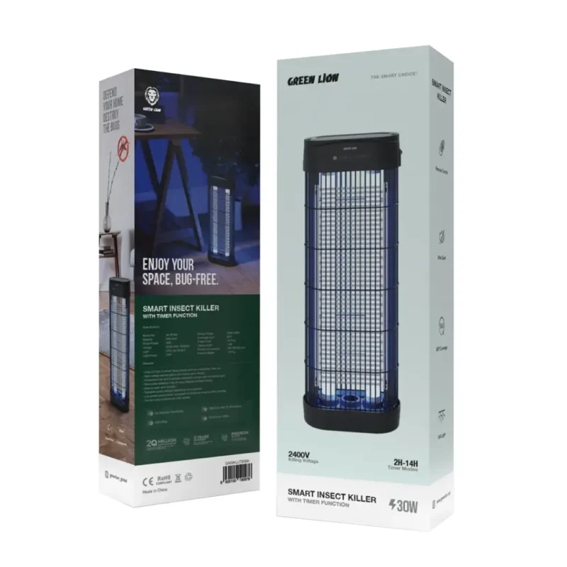 Green Lion Smart Insect Killer With Timer Function 30W Black