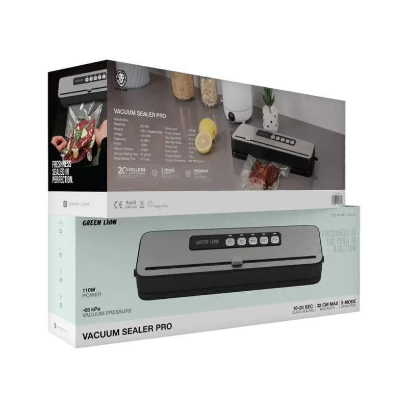 Green Lion Vacuum Sealer Pro Black