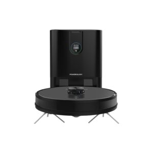 Powerology Smart Station Robot Vacuum Mop Black