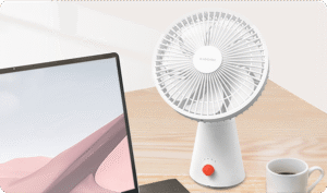 پنکه رو میزی شیائومی xiaomi rechargeable mini fan 