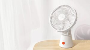 پنکه رو میزی شیائومی xiaomi rechargeable mini fan 