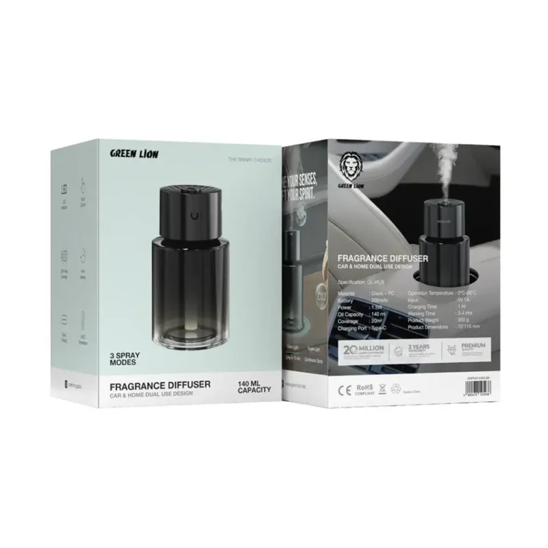 Green Lion Fragrance Diffuser 140mL Black 1
