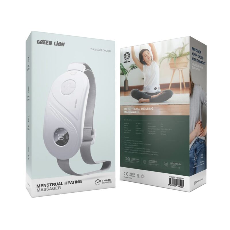 Green Lion Menstrual Heating Massager White