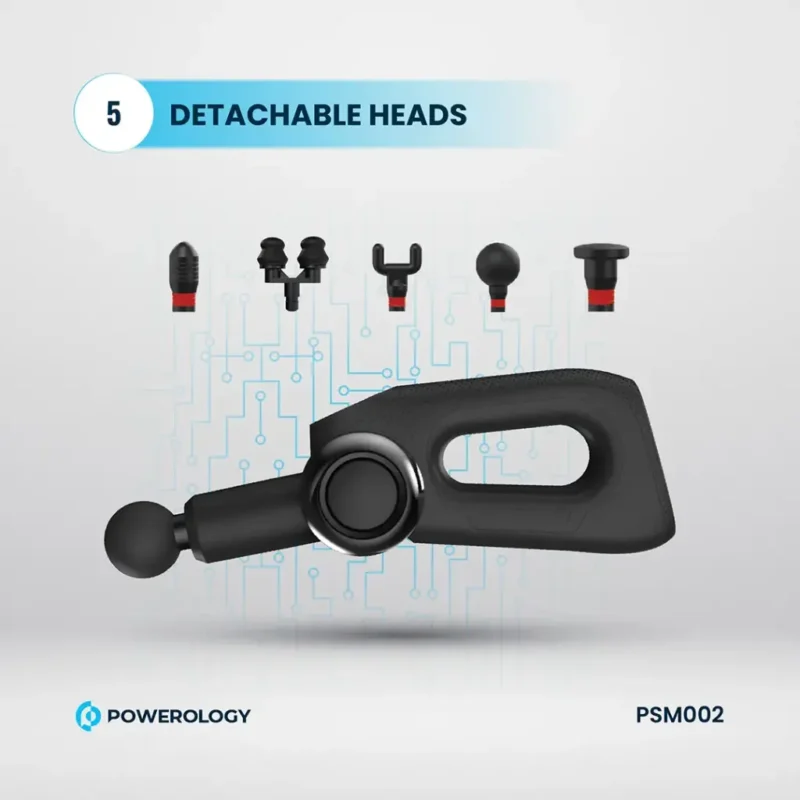 Powerology Full Body Massage Gun Black 3