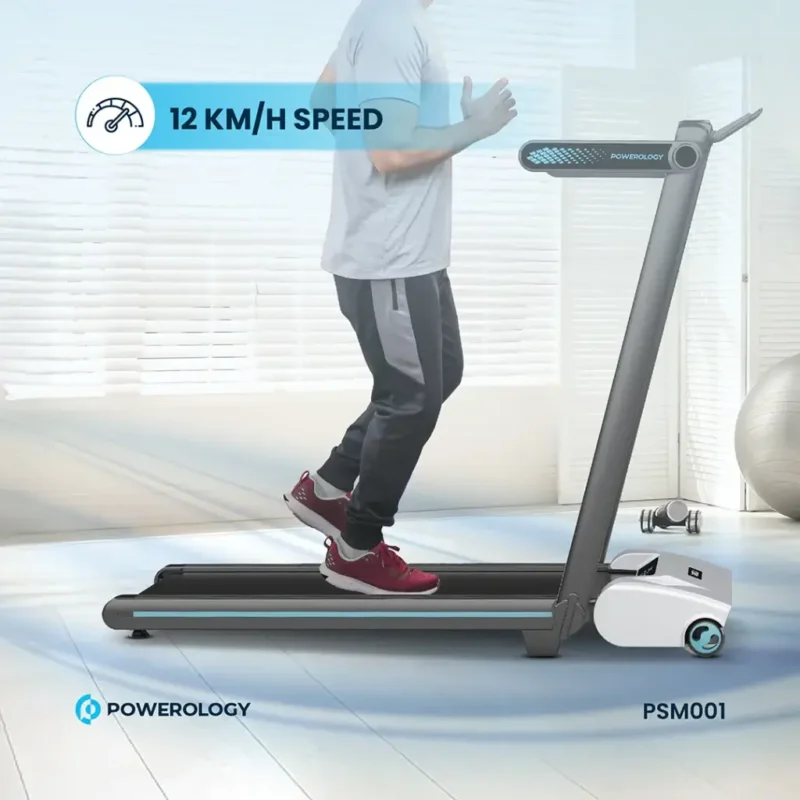 Powerology Incline Folding Treadmill Black 1