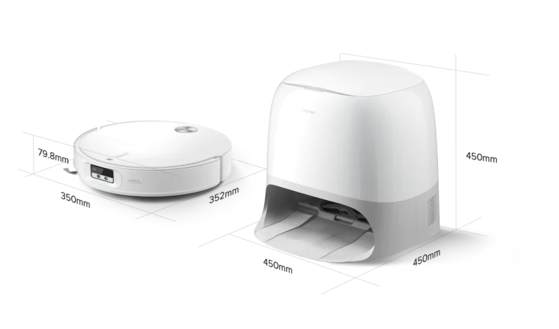 Roborock Qrevo CurvX Size