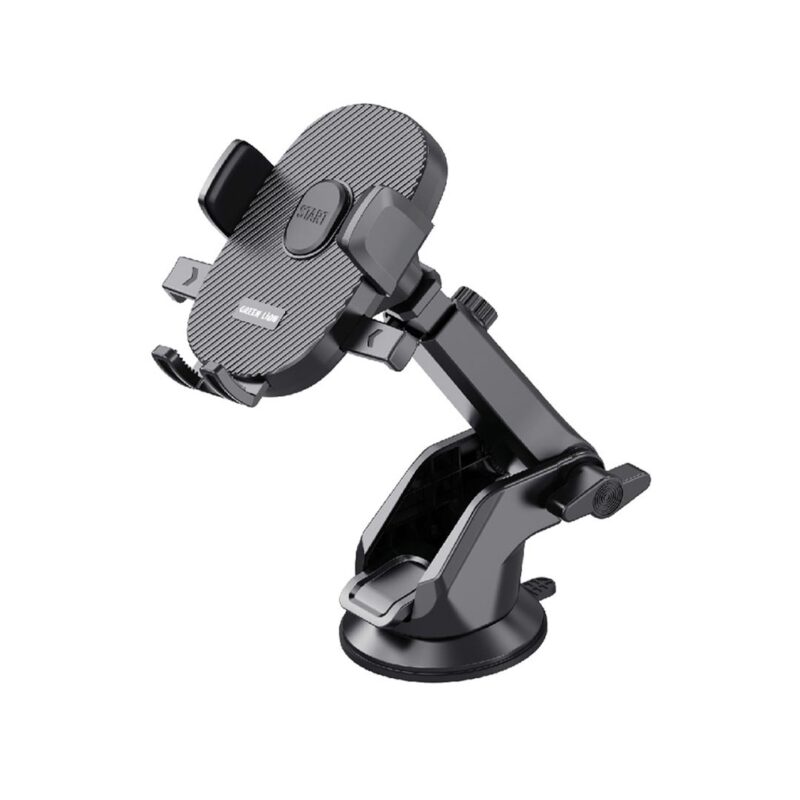 GNUVCRHLDBK Green Lion Universal Car Phone Holder Black