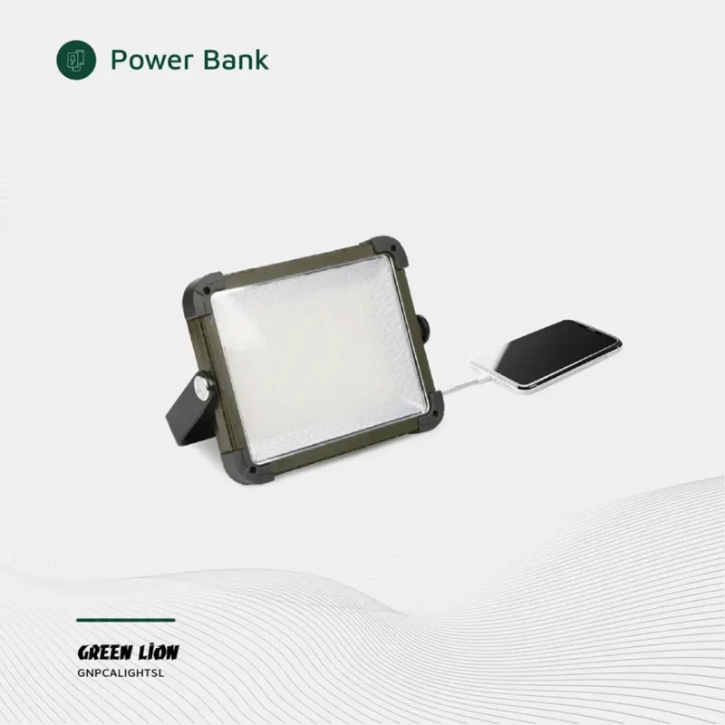 Green Lion Solar Camping Light 7200mAh Silver 3