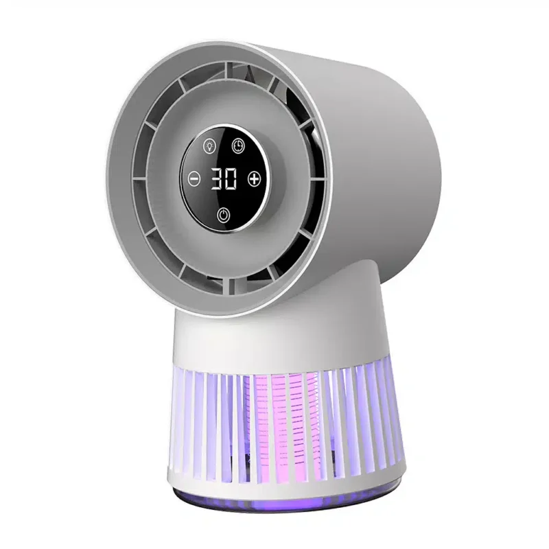 پنکه و حشره کش leaftless fan + mosqito light jc-fs-f01 - Image 1