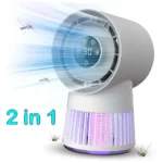 پنکه و حشره کش leaftless fan + mosqito light jc-fs-f01 - Image 3