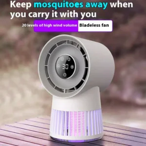 پنکه و حشره کش leaftless fan + mosqito light jc-fs-f01 پنکه و حشره کش leaftless fan + mosqito light jc-fs-f01