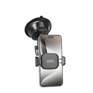 PD CSCPM BK Porodo Cradle Suction Cup Non Gel Pad phone Mount Black