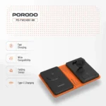 پاور بانک همراه چهار کاره مگ سیف پرودو Porodo 8000mAh Folding 4-Device Charger - Image 4