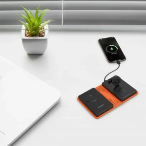 پاور بانک همراه چهار کاره مگ سیف پرودو Porodo 8000mAh Folding 4-Device Charger پاور بانک همراه چهار کاره مگ سیف پرودو Porodo 8000mAh Folding 4-Device Charger