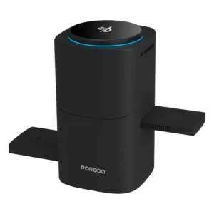 Porodo Auto Rotate Slide Qi2 MagSafe Charging Black