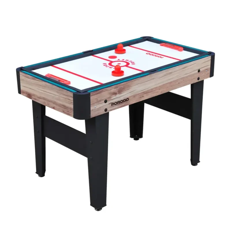 Porodo Lifestyle Multi Game Table Foosball Billiards Hockey Table Tennis Brown