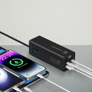 مبدل برق 300 وات پاورولوژی Powerology 2AC Universal 300W Power Inverter PD 36W 