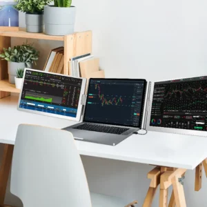 مانیتور دوگانه پاورولوژی Powerology Dual Screen Portable Monitor  