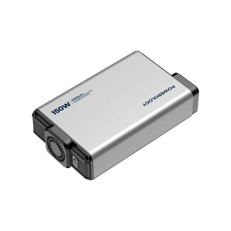 Powerology Mini Power Station with AC Output 150W 32000mAh PD 100W Gray 1