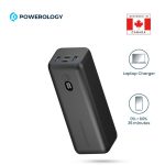 پاوربانک 30000 میلی آمپر پاورولوژی  Powerology Onyx 30000mAh Dual USB-C Power Bank - Image 2