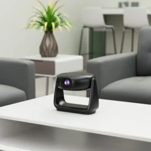 Powerology Projector Powerology Rotating Stand Portable Projector Built In Lamp Black PWHDPBNBK