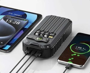 پاوربانک خورشیدی 20000 هزار گرین لاین Green Lion Solar Mate Power Bank 20000mAh 