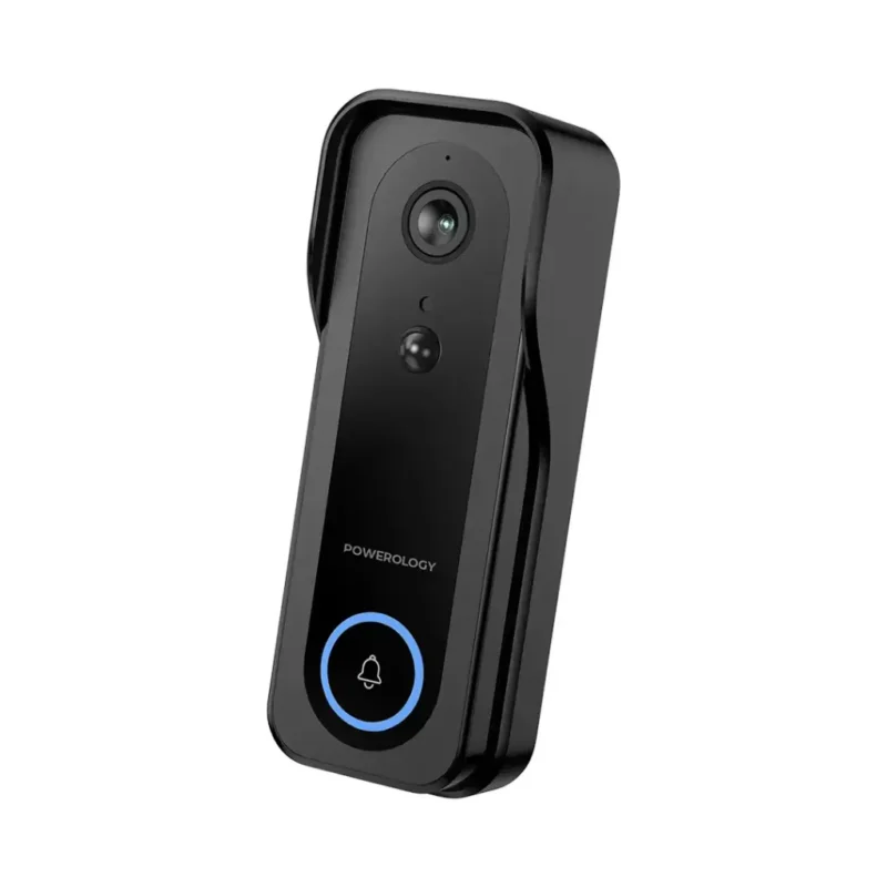 PPBCHA85 Powerology Smart Doorbell Camera Black