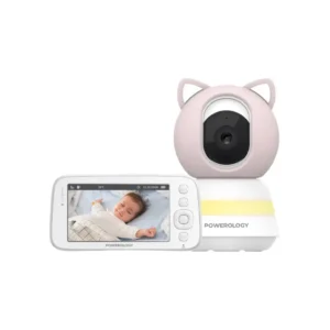 PSM003 Powerology Monitor App Baby Camera Blue Pink