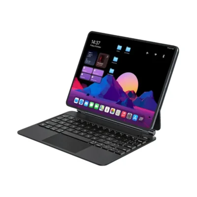 کاور کیس آی پد 13 اینچی پاورولوژی Powerology Smartcase Pro+ Wireless Keyboard Case for iPad Pro 13” (M4)