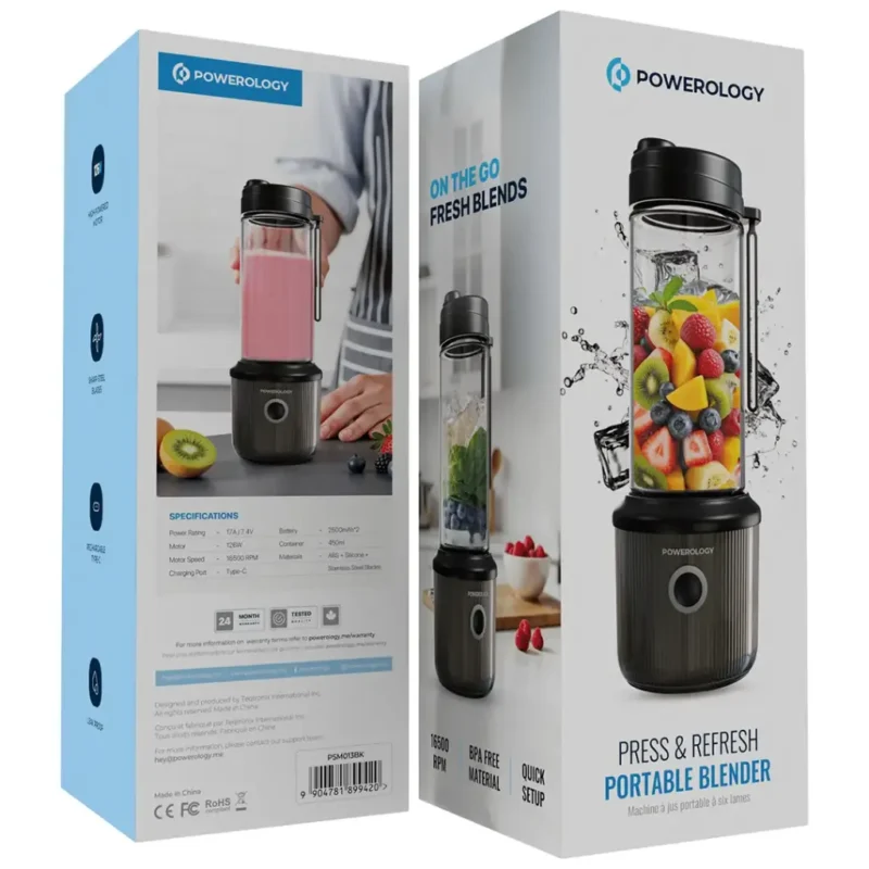 مخلوط کن پاورولوژی Powerology Press & Refresh Portable Blender - Image 3