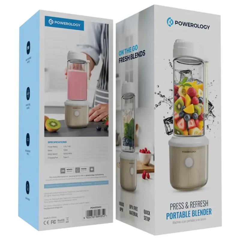 مخلوط کن پاورولوژی Powerology Press & Refresh Portable Blender - Image 7