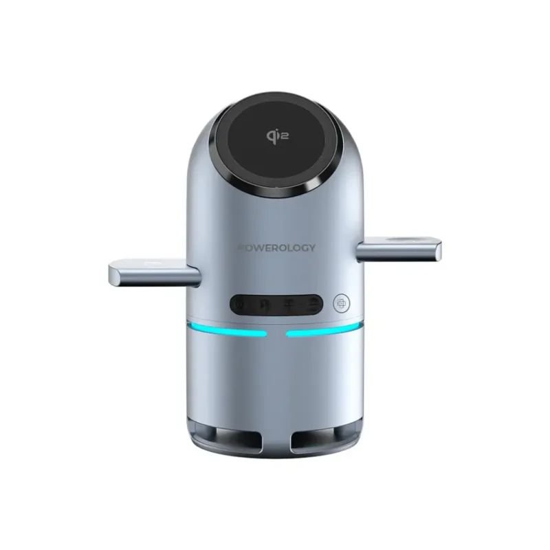 استند شارژر پاورولوژی Powerology Qi2 PWC039 Speaker Charge Station - Image 3