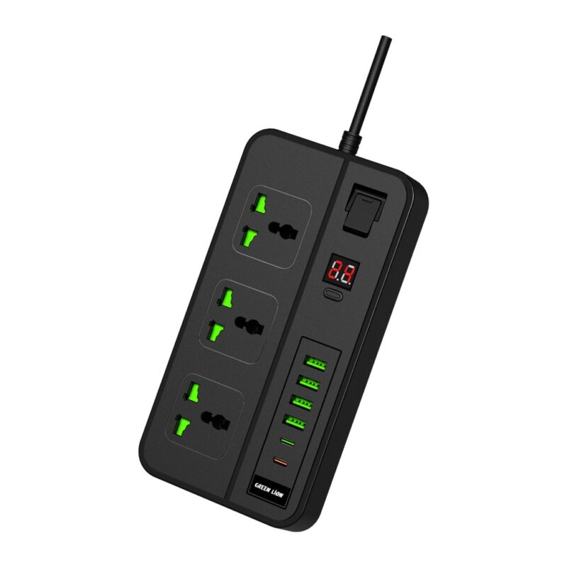 چند راهی برق و شارژر گرین لاین Green Lion GS-150 Power Socket 3000W - Image 2