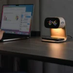 ساعت رو میزی گرین لاین Green Lion Bedside Clock with Wireless Charger - Image 3
