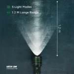 چراغ قوه هایپر پرو گرین لاین Green Lion Hyper Ray Pro LED Torch - Image 4