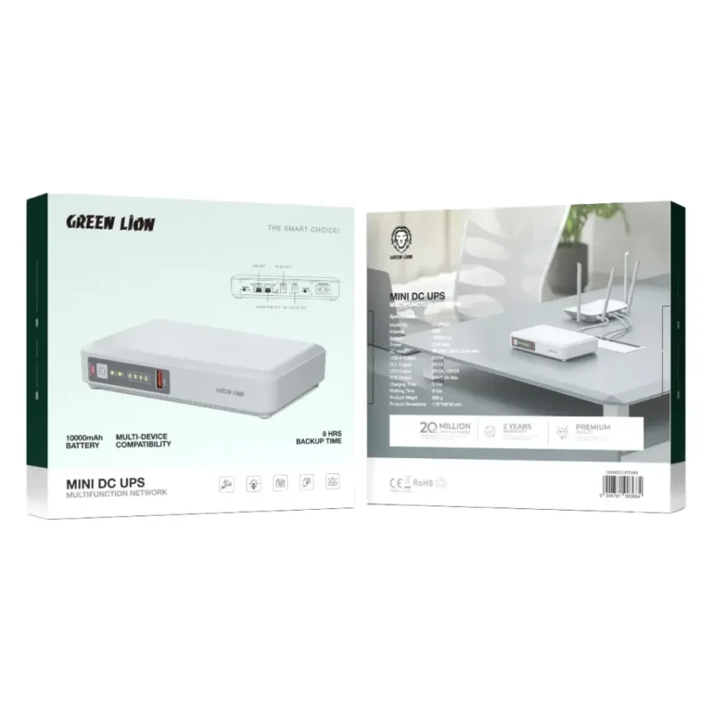 یو پی اس مودم گرین لاین Green Lion Mini DC UPS Multifunction Network - Image 2