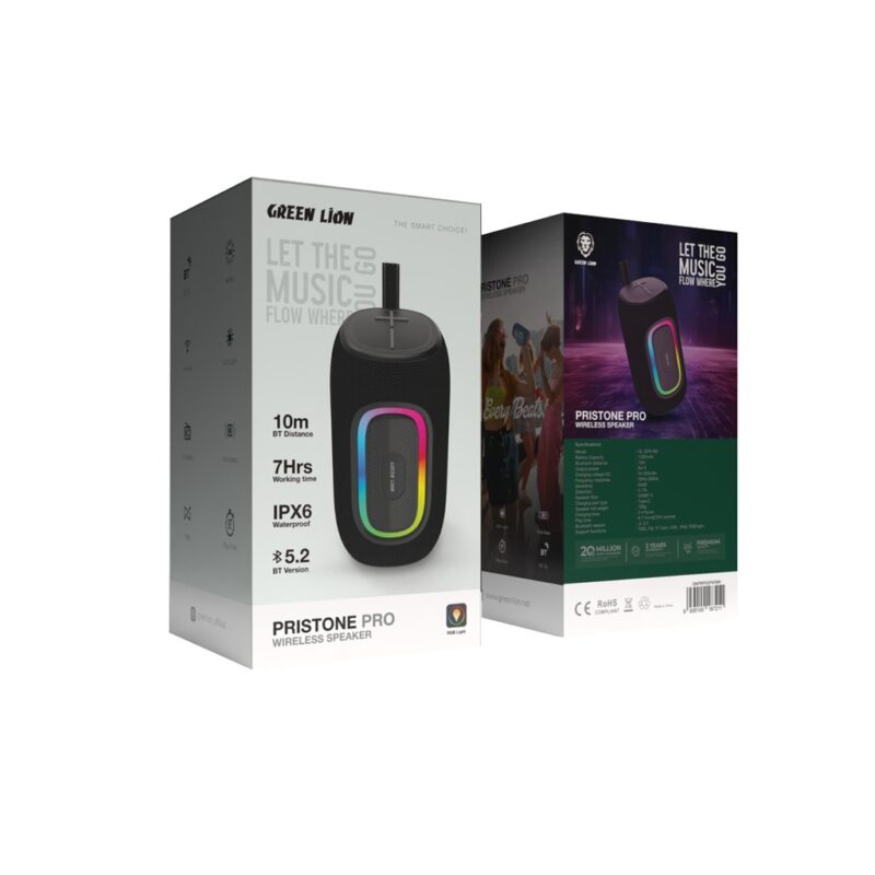 اسپیکر قابل حمل گرین لاین Green Lion Pristone Pro Wireless Speaker - Image 2