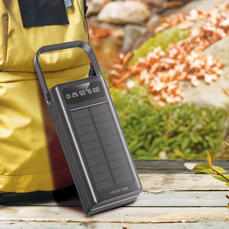 پاوربانک سولار ایکس ۳۰۰۰۰ میلی‌آمپرساعتی گرین لاین Green Lion Solar X 30000mAh Power Bank PD 20W - Image 4