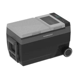 P90CARFRZ Powerology Portable Outdoor Fridge Ice Maker Black