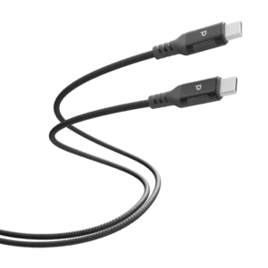 PCAB026GY Powerology Power Sync Weave USB C to USB C 2m PD 100W Gray