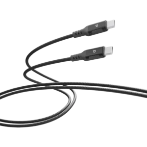 PCAB027GY Powerology Power Sync Weave USB C to USB C 3m Cable PD 100W Gray 1